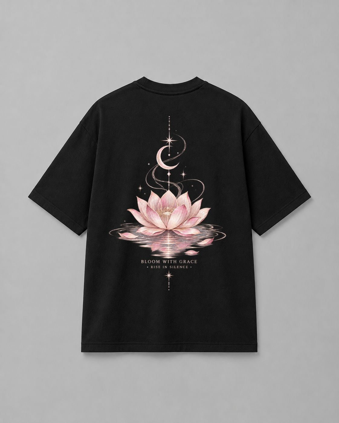 Aesthetic Lotus Oversized T-shirt