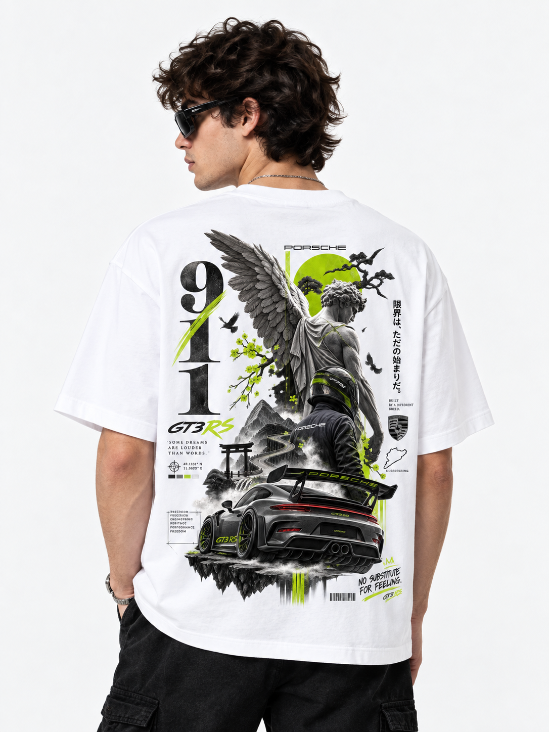 Porsche 911 Oversized Graphic T-Shirt