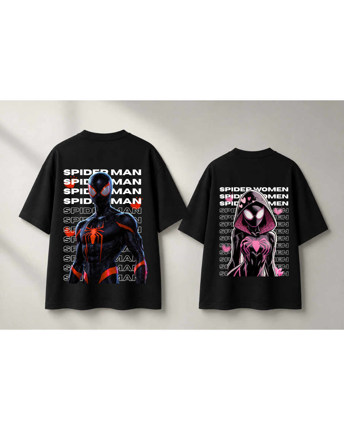 Spider verse Couple T-shirt